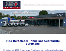 Tablet Screenshot of fibo-buero.de